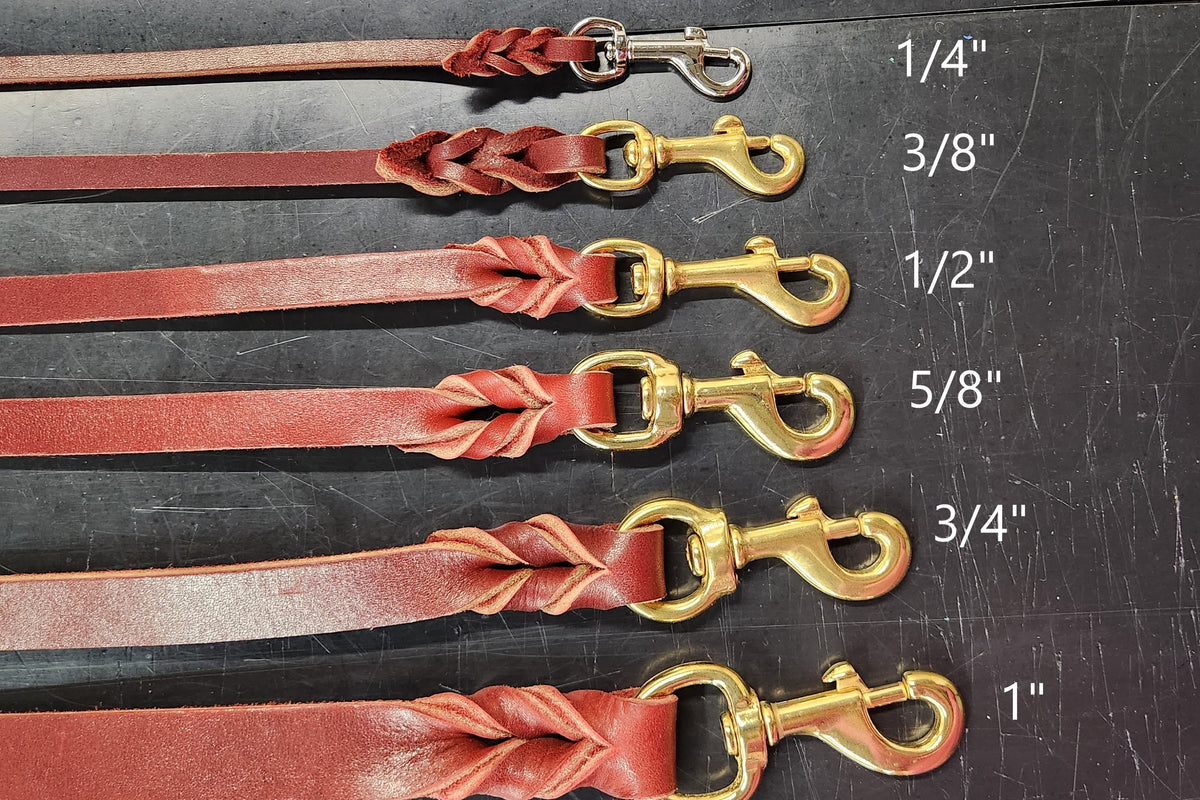 Latigo Leather Leashes 30