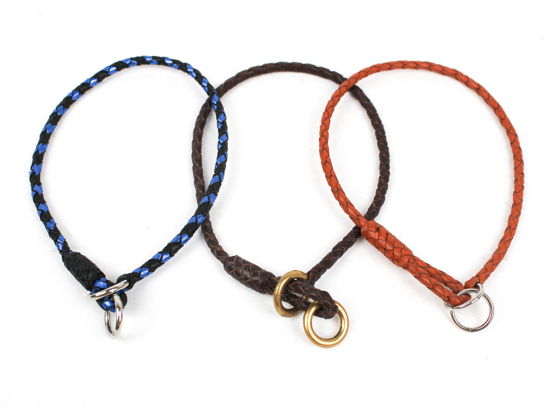 Kangaroo Leather Show Slip Collars by Ginger Snaps– Pro-Mohs