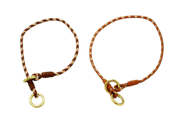 Kangaroo leather show collars and leads hot sale