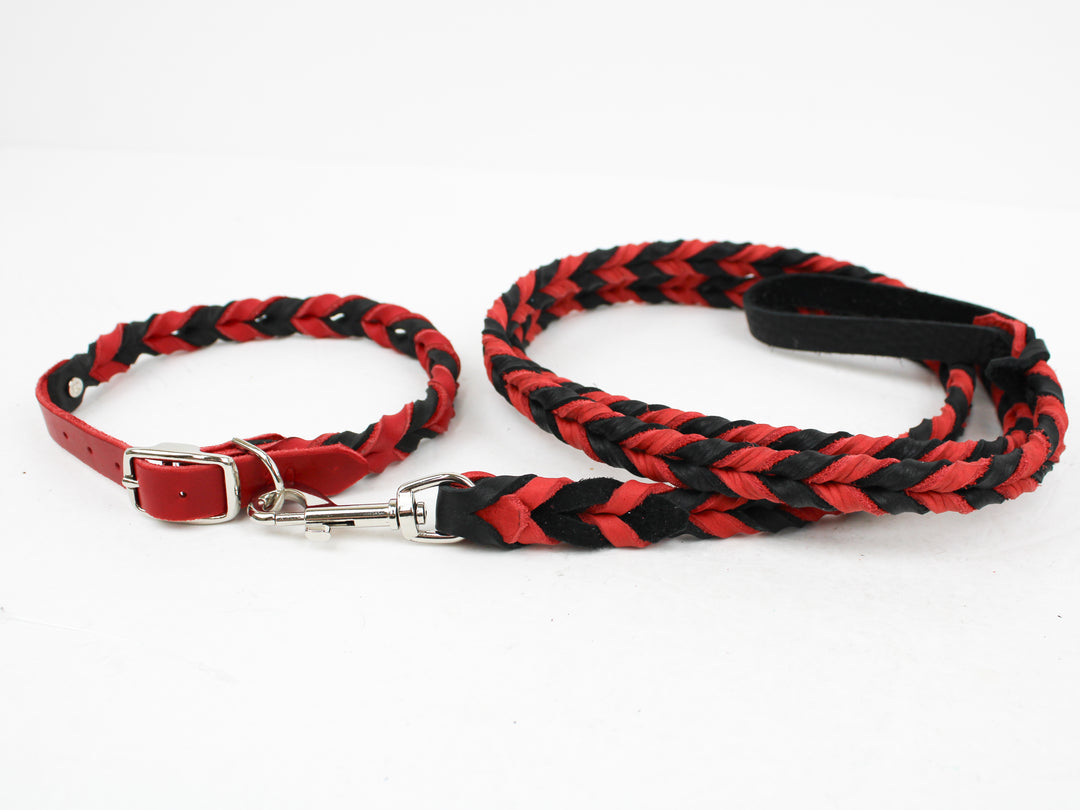 Madison Handcrafted Lambskin Latigo Leather Collar - 2 Inch Wide For 15.5-18.5 Inch Neck